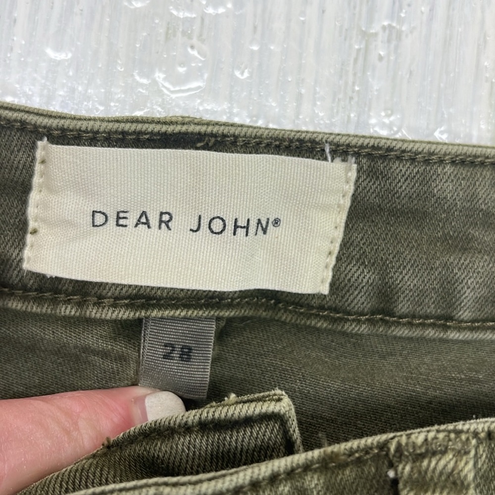 Dear John 90s Straight Leg Jean Sage Vine Sz 28 - Picture 2 of 12